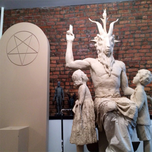 satan statue