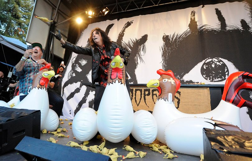 alice acooper rubber chicken BottleRock Napa Valley